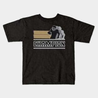 Super champion, American football player Kids T-Shirt